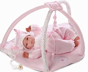 Кукла младенец 36 см. с ковриком (Llorens Juan S.L., L 63614veg)